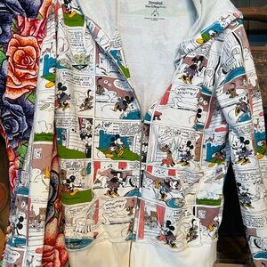 Disneyland White Graphic hooded jacket